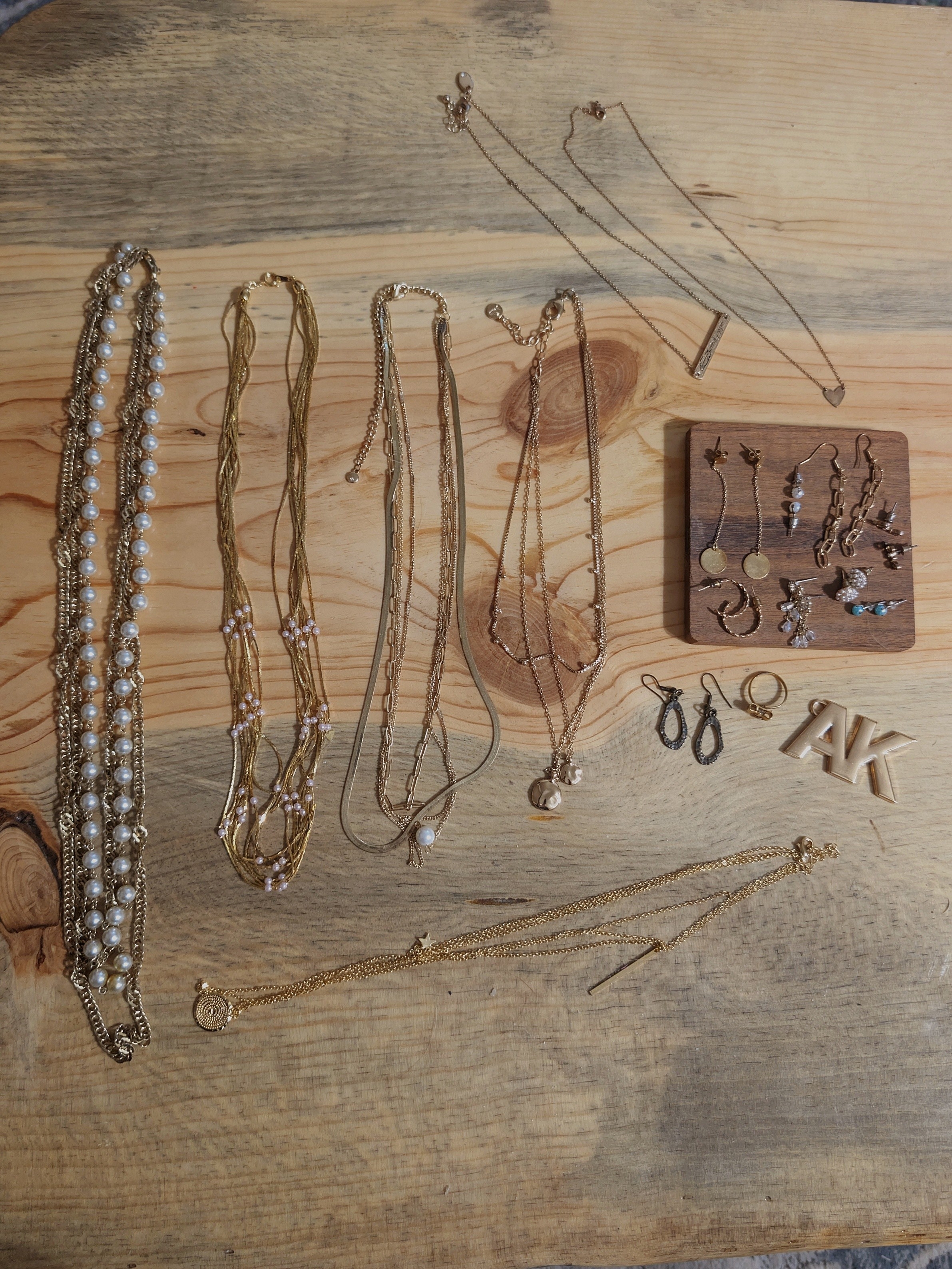 Gold Fashion Jewelry Bundle  Womens Jewelry
